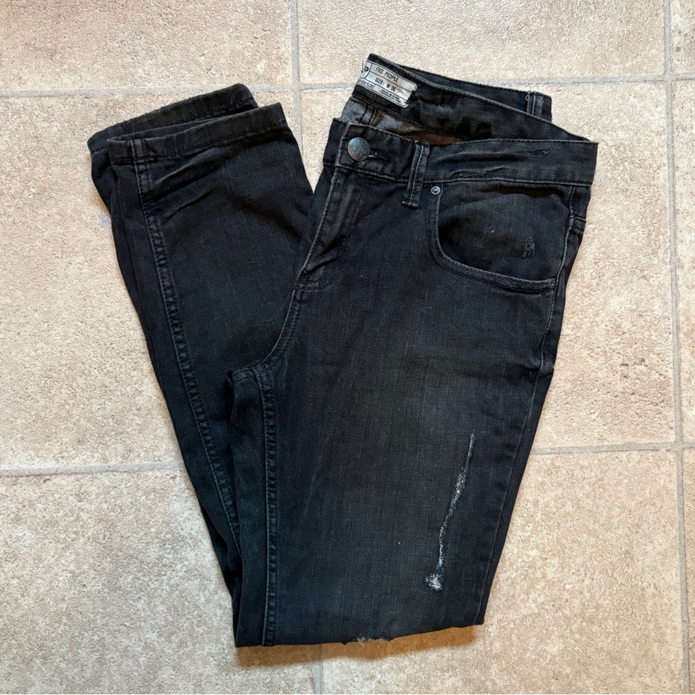 Free People Black Skinny Jeans